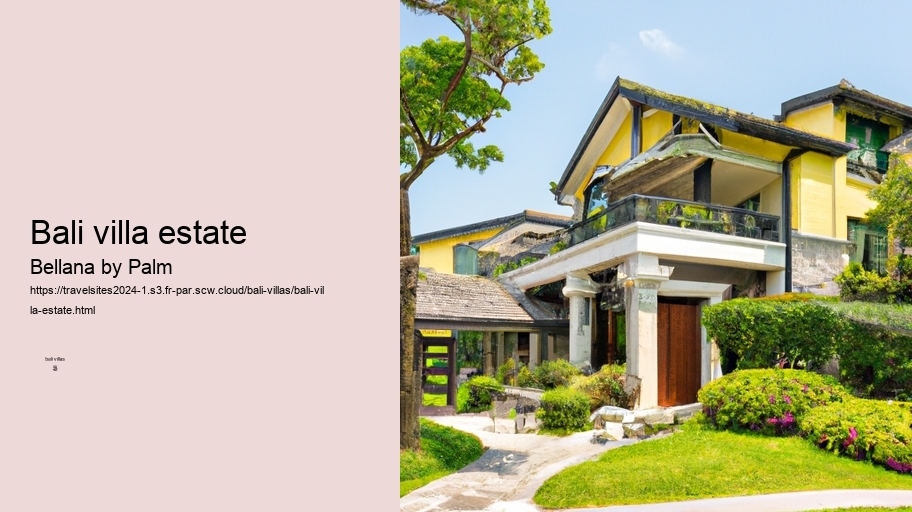 bali villa estate