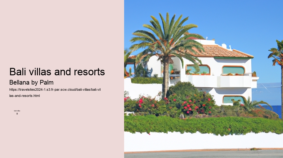 bali villas and resorts