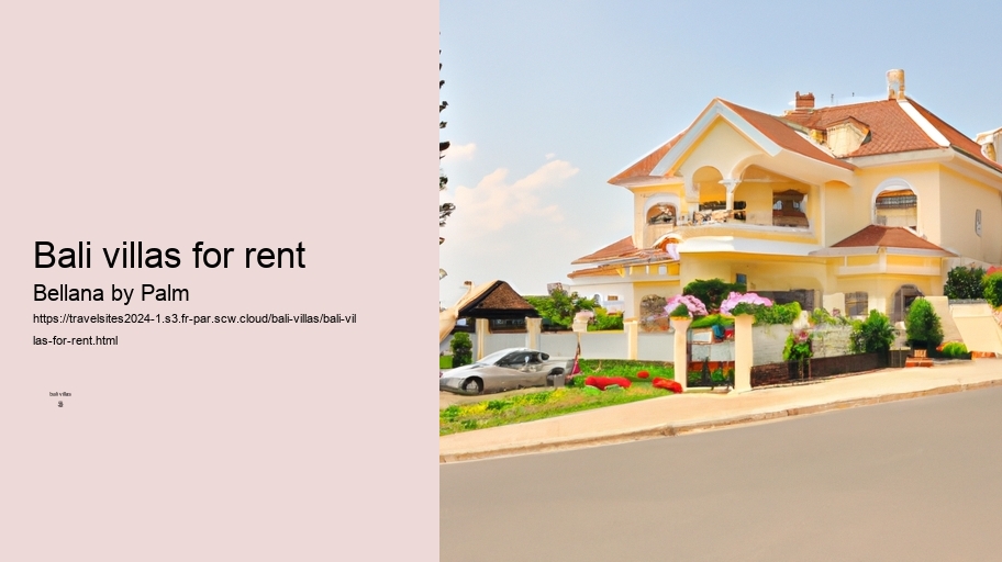 bali villas for rent