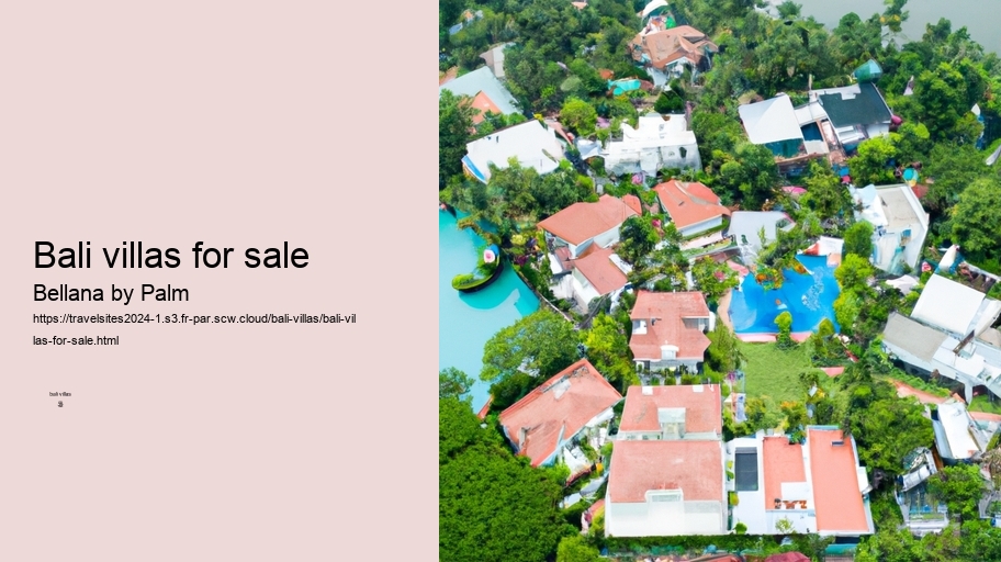 bali villas for sale