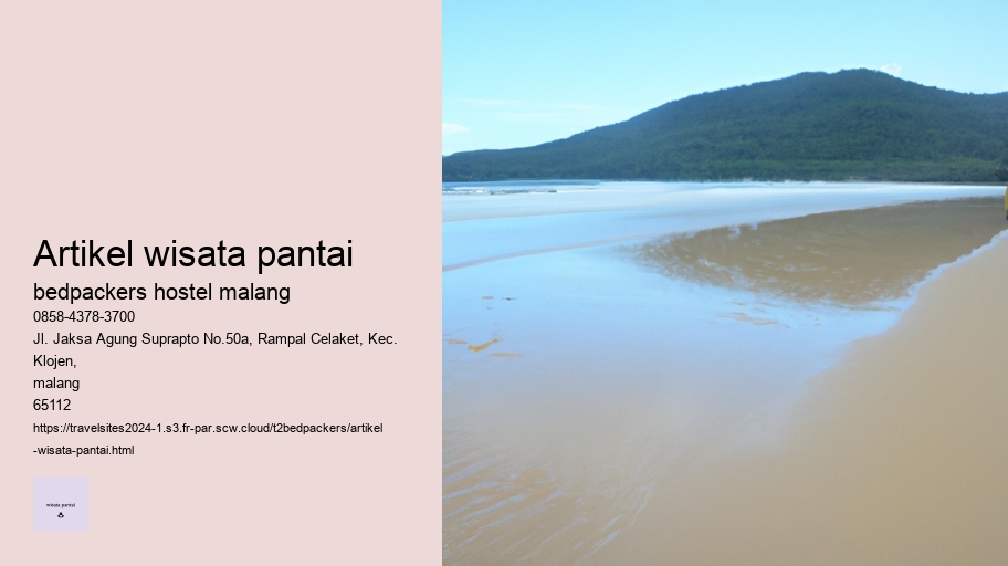 artikel wisata pantai