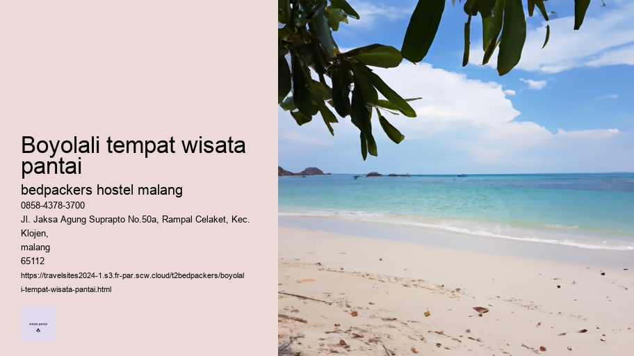 boyolali tempat wisata pantai