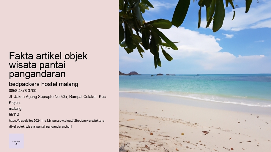 fakta artikel objek wisata pantai pangandaran