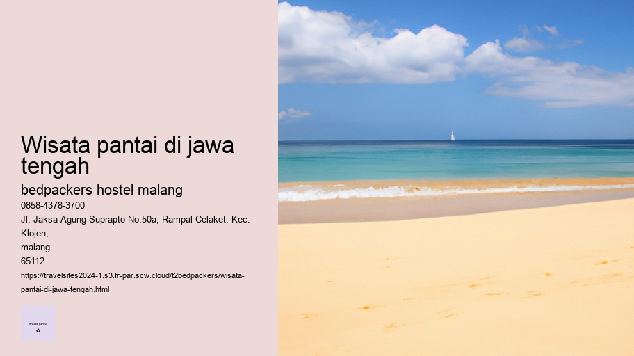 wisata pantai di jawa tengah